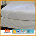 Luxury Hotel Bulk Percale White 100% Cotton Fitted Bed Sheet